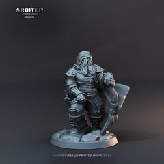 DnD Miniature Party Set 1 - 28mm Adventuring Group - Monk | Rogue | Fighter (Cleric/Paladin) | Ranger | Sorceress - Ready for action!-4