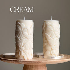 Colibri Soy Pillar Candle: Sculptural Home Decor-2