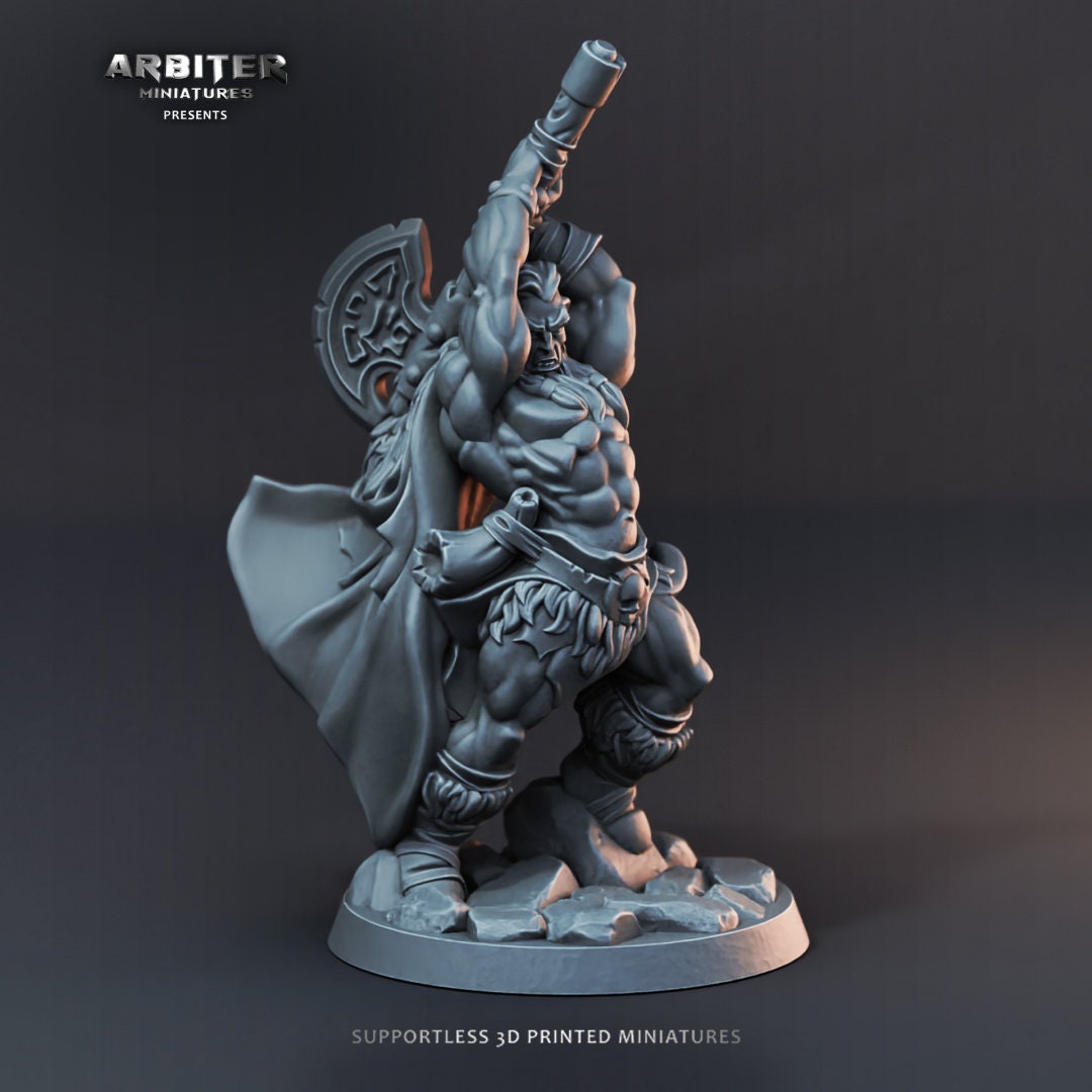 DnD Miniature Party Set 3 - 28mm Adventuring Group - Sorcerer | Rogue | Fighter | Ranger | Barbarian | Pathfinder-2