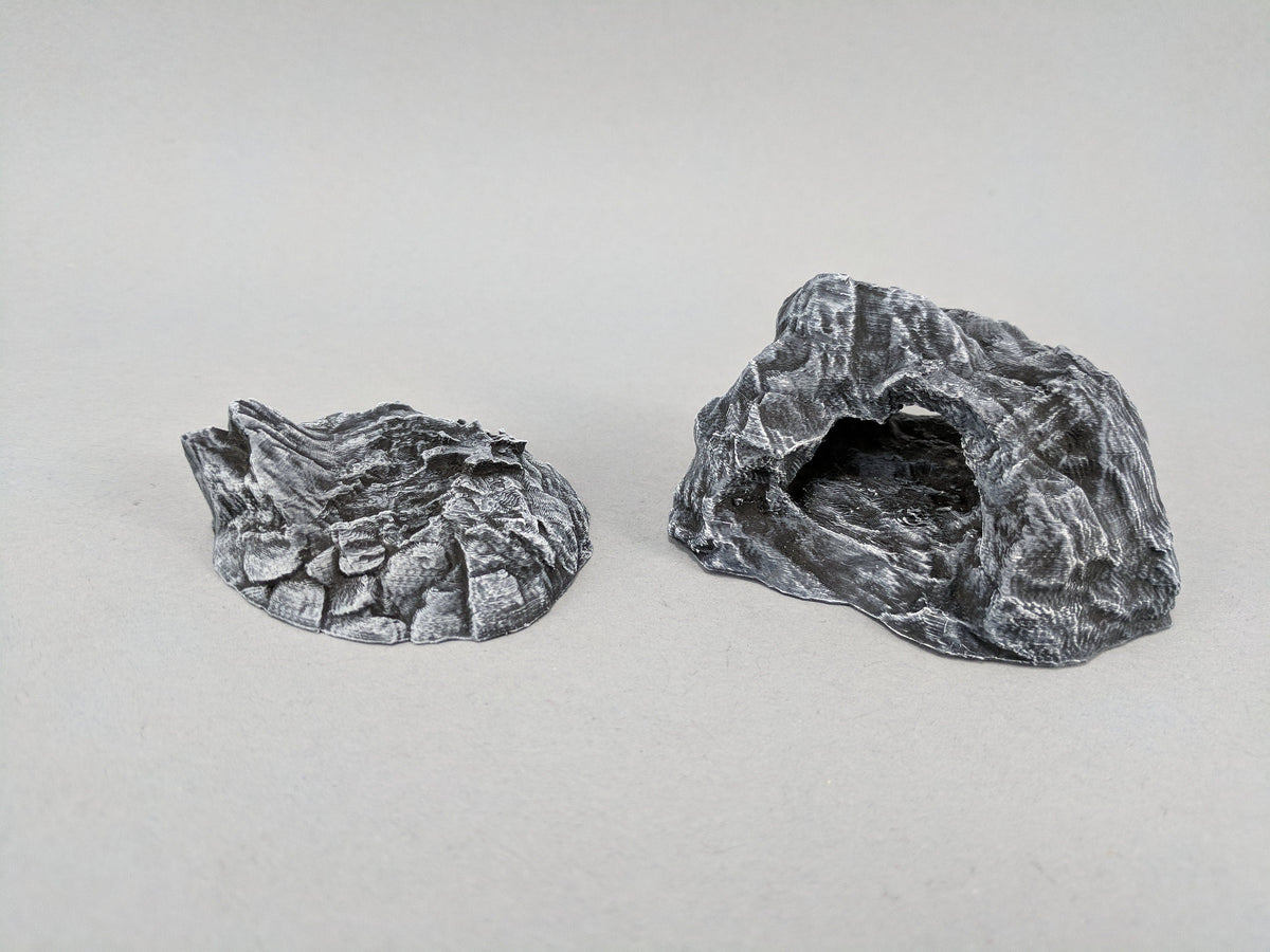 20 Rock Bundle - DND & Wargaming Terrain - EC3D Heroes Hoard, scatter scenery, Pathfinder 2E, Fantasy, Nature, Rocks, Outdoor, Mountain-6