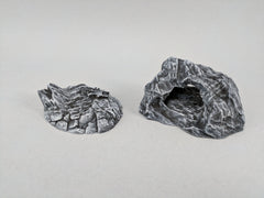 20 Rock Bundle - DND & Wargaming Terrain - EC3D Heroes Hoard, scatter scenery, Pathfinder 2E, Fantasy, Nature, Rocks, Outdoor, Mountain-6