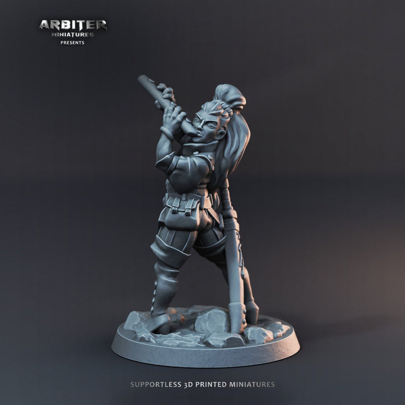 DnD Miniature Party Set 5 - 28mm Adventuring Group - Paladin | Monk | Sorcerer | Bard | Barbarian | Pathfinder-5