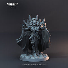 DnD Miniature Party Set 6 - 28mm Adventuring Group - Sorceress | Bard | Druid | Ranger | Barbarian | Pathfinder 2E | DnD 5E-5