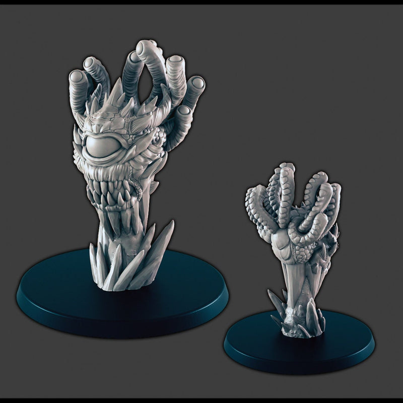 Eye of Frost - DND mini - EC3D Wintertide, Winter Miniature | Beholder | Spectator | 5E 2E | Ice | Large | Snow | Arctic | Pathfinder-1