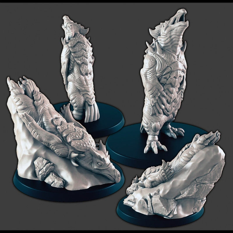 Dire Penguin - DND mini - EC3D Wintertide, Winter Miniature | Animal | Nature | 5E 2E | Ice | Large | Snow | Arctic | Pathfinder | Bird-1