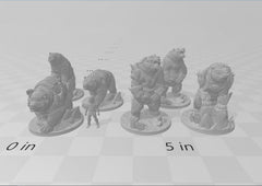 Armored Bear - DND mini - EC3D Wintertide, Winter Miniature | Animal | 5E 2E | Ice | Ursine| Snow | Arctic | Pathfinder | Druid Form-5