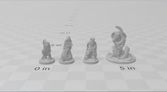 Snakefolk - DND mini, EC3D Scorching Sands, Desert Miniatures | Assassin | Beastmen | Monster | Bandit | Naga | Sorceress | Lamia | Fighter-7