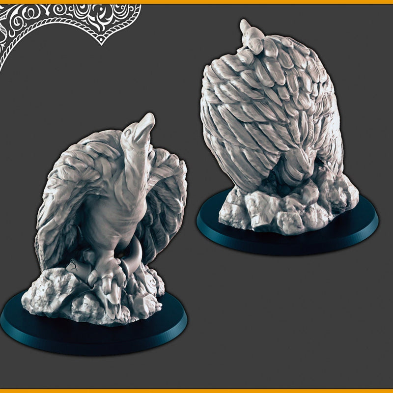 Desert Animals - DND mini, EC3D Scorching Sands, Desert Miniatures | Giant Scorpion | Vulture | Scarabs | Beetle Swarm | Viper | Insects-3