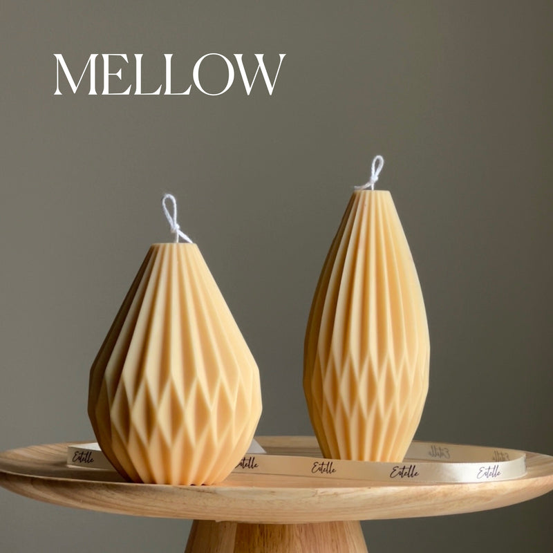 Origami Lantern Candle: Sculptural Soy Wax Candle, Minimalist Decor-4