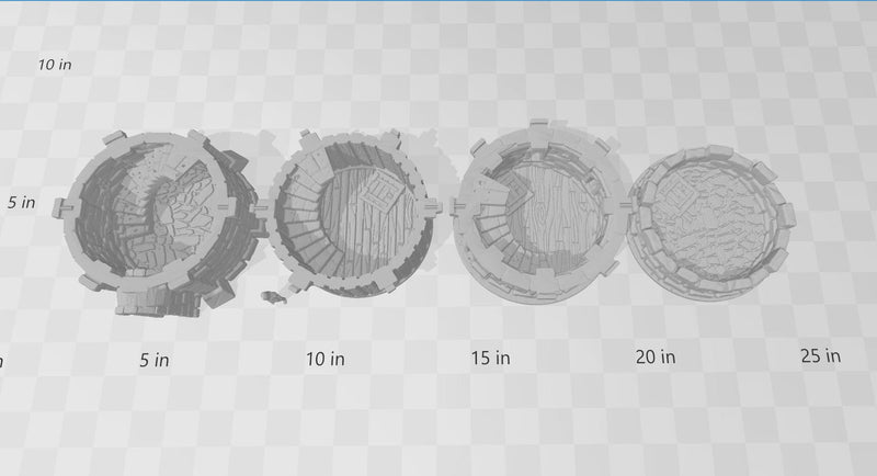 Watchtower - DND & Wargaming Terrain - EC3D Wintertide, Snow, Arctic, scatter scenery, Pathfinder 2E, Fantasy Nature Rock, Medieval Fantasy-4