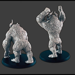 Yeti - DND mini - EC3D Wintertide, Winter Miniature | Elephant | Animal | Cold | 32mm | Snow | Arctic | Pathfinder | Large Monster | Wendigo-2