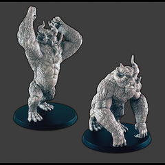 Yeti - DND mini - EC3D Wintertide, Winter Miniature | Elephant | Animal | Cold | 32mm | Snow | Arctic | Pathfinder | Large Monster | Wendigo-3