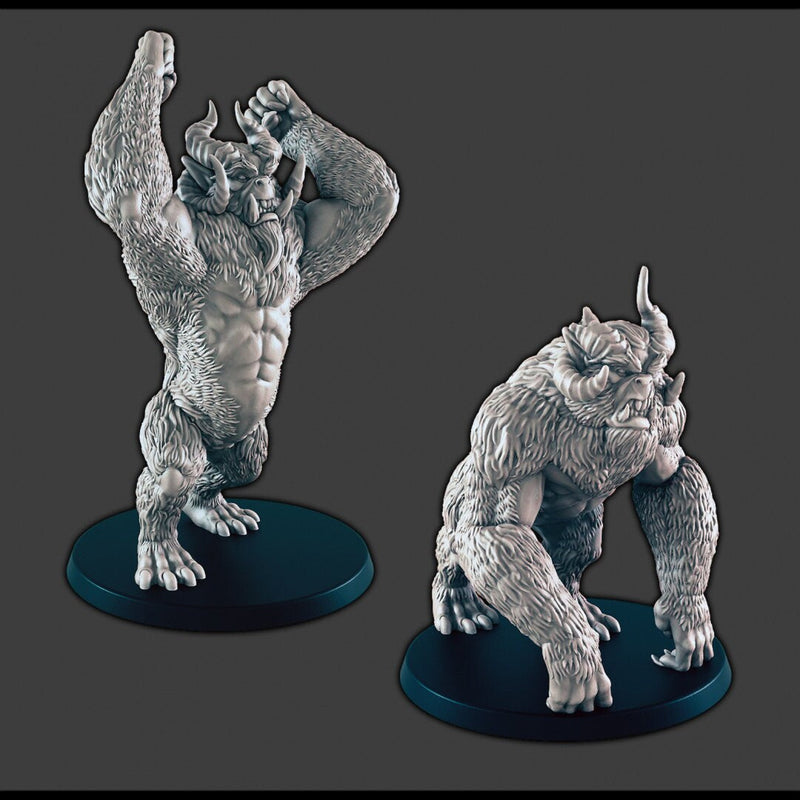 Yeti - DND mini - EC3D Wintertide, Winter Miniature | Elephant | Animal | Cold | 32mm | Snow | Arctic | Pathfinder | Large Monster | Wendigo-3