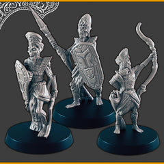 Undead Desert Warriors -  DND mini, EC3D Scorching Sands, Desert Miniatures | Necromancer | Skeleton | Undead | Lich | Eastern | Pathfinder-1