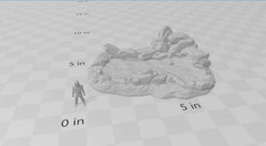 Desert Oasis - DND Terrain, EC3D Scorching Sands, Desert Miniatures | Eastern | Sand | Dunes | Scatter Scenery | Pathfinder | Wargaming-3