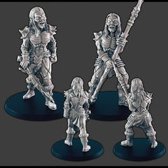 Frost Wights - DND mini - EC3D Wintertide, Winter Miniature | Skeleton | Undead | Lich | Ice | Lich | Minion | Snow | Arctic | Pathfinder |-1
