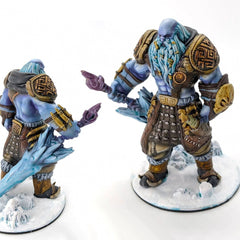 Frost Giants - DND mini - EC3D Wintertide, Winter Miniature | Male and Female | Giant | 5E 2E | Ice | Huge | Snow | Arctic | Pathfinder-5