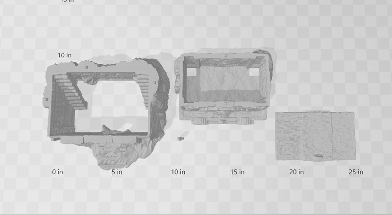 Desert Tomb - DND and Wargaming Terrain, EC3D - Desert Miniatures | Temple | Sand  | Dunes, Scatter Scenery, Pathfinder-4