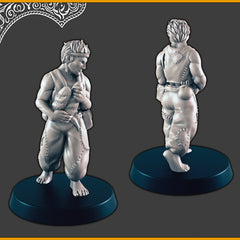 Desert Commoners / Streetfolk - DND mini - EC3D Scorching Sands, Desert Miniatures | Villager | Inn | Eastern | Female | Male | Beggar |-6