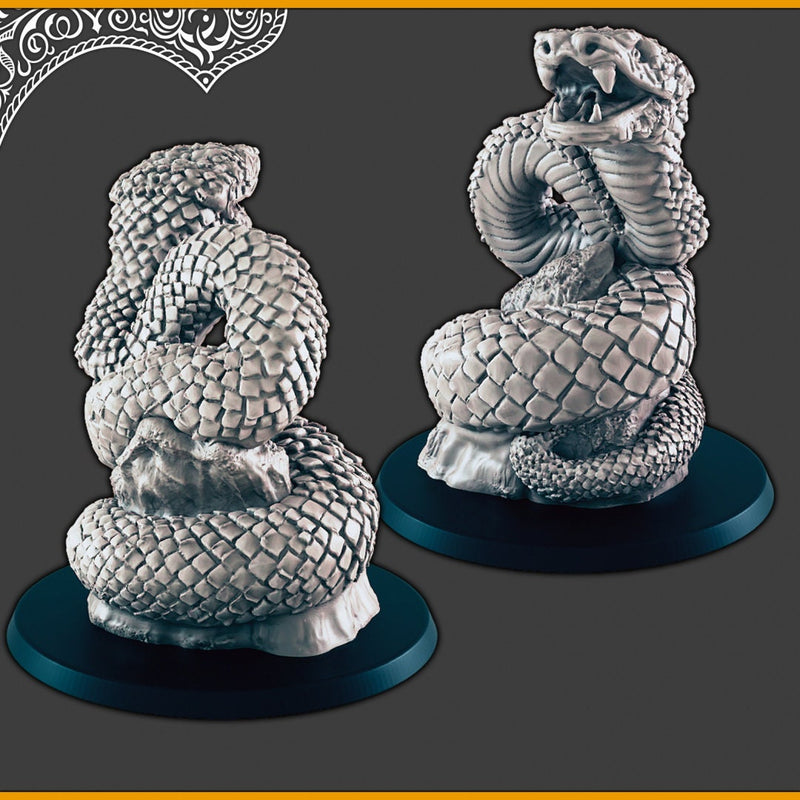 Desert Animals - DND mini, EC3D Scorching Sands, Desert Miniatures | Giant Scorpion | Vulture | Scarabs | Beetle Swarm | Viper | Insects-5
