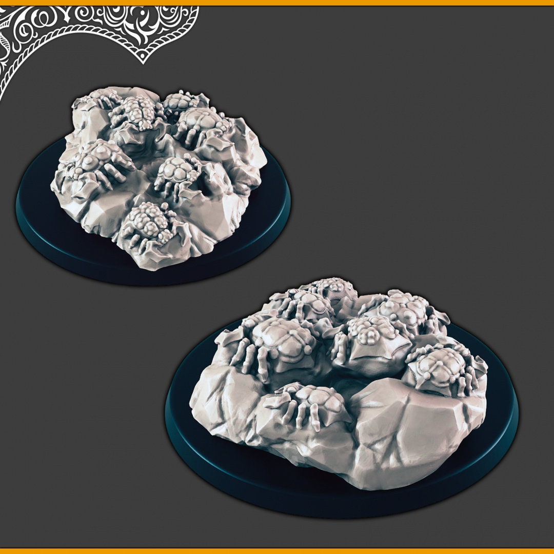 Desert Animals - DND mini, EC3D Scorching Sands, Desert Miniatures | Giant Scorpion | Vulture | Scarabs | Beetle Swarm | Viper | Insects-6
