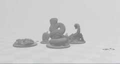 Desert Animals - DND mini, EC3D Scorching Sands, Desert Miniatures | Giant Scorpion | Vulture | Scarabs | Beetle Swarm | Viper | Insects-8