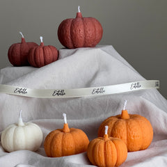 Handmade Pumpkin Soy Wax Candle Set: Autumn Decor-4
