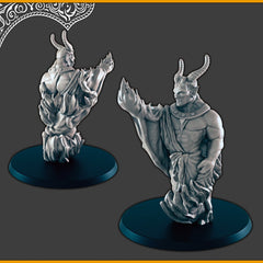 Efreeti -  DND mini, EC3D Scorching Sands, Desert Miniatures | Elemental | Fire | Oasis | Arabian | Dunes | Genie | Djinn | Dao-1