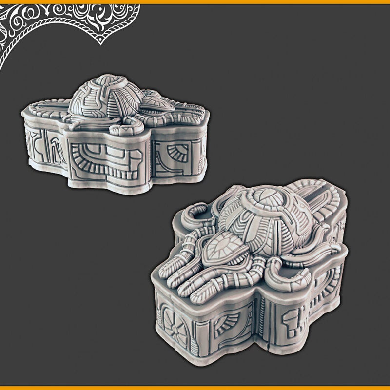Undead / Mummy Eye Beast - DND mini, EC3D Scorching Sands, Desert Miniatures | Beholder | Spectator | Large | Lich | Eastern | Pathfinder-2