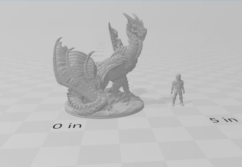 Wyvern mini - DND mini, EC3D Scorching Sands, Desert Miniatures | Dragon | Oasis | Huge | Lich | Eastern | Pathfinder-5