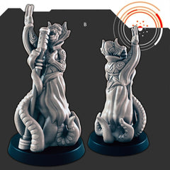 Sci-Fi Cantina Crew mini set - EC3D | Legion | Cyberpunk | Starfinder | Scifi | Futuristic | Cybernetic | Alien | Male | Female-3