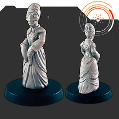Sci-Fi Alien Civilians mini set - EC3D | Legion | Cyberpunk | Starfinder | Scifi | Futuristic | Cybernetic | Alien | Male | Female-6