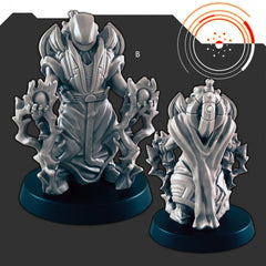 Sci-Fi Crew #1 mini set - EC3D | Legion | Cyberpunk | Starfinder | Scifi | Futuristic | Cybernetic | Alien | Human | Male | Spaceship-3