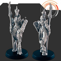 Sci-Fi Galactic Council mini set - EC3D | Legion | Cyberpunk | Starfinder | Scifi | Alien | Futuristic | Cybernetic | Human | Male | Female-5