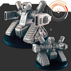 Sci-fi Large Bots mini set - EC3D | Legion | Cyberpunk | Starfinder | Scifi | Futuristic | Cybernetic | Space | Assault Bot | Spider-3