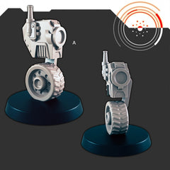 Sci-Fi Bots and Drones mini set - EC3D | Legion | Cyberpunk | Starfinder | Scifi | Robot | Futuristic | Cybernetic | Drone | Scout | Sentry-2