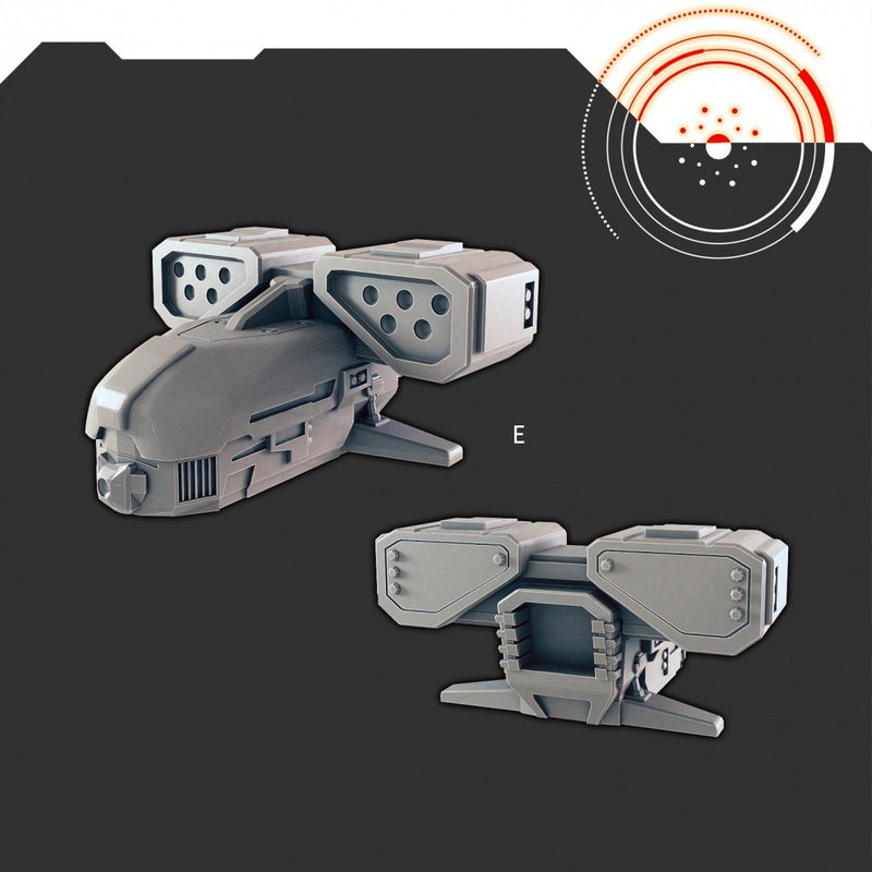 Sci-Fi Bots and Drones mini set - EC3D | Legion | Cyberpunk | Starfinder | Scifi | Robot | Futuristic | Cybernetic | Drone | Scout | Sentry-6
