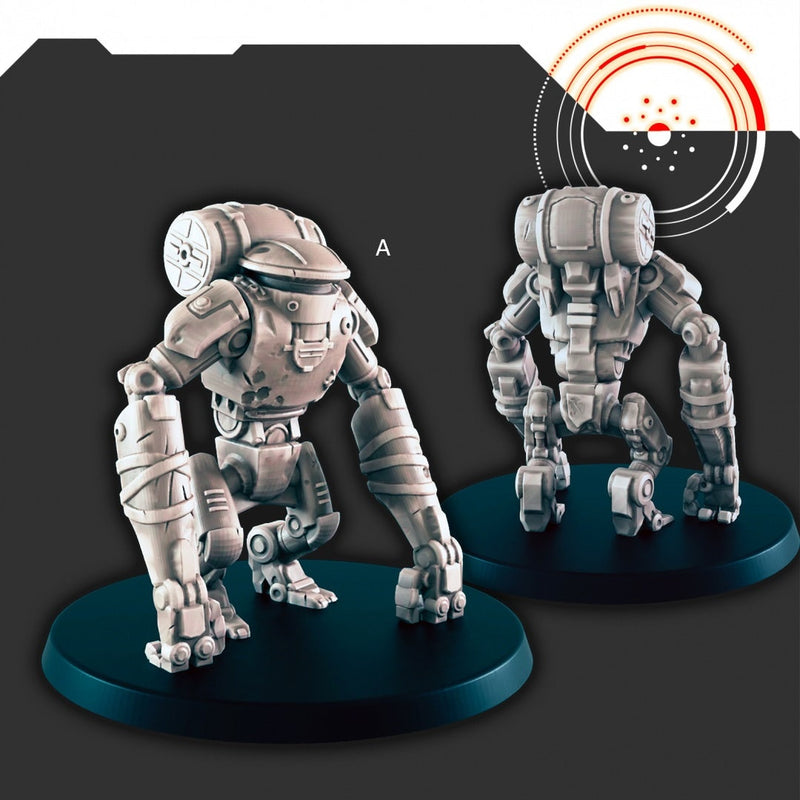 Sci-fi TITUS X mini set - EC3D | Legion | Cyberpunk | Starfinder | Scifi | Futuristic | Cybernetic | Alien | Human | Male | Female | Robot-2