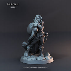 DnD Miniature Party Set 8 - 28mm Adventuring Group - Necromancer | Barbarian | Cleric | Rogue | Bard | Pathfinder 2E | DnD 5E | Mini Set-2