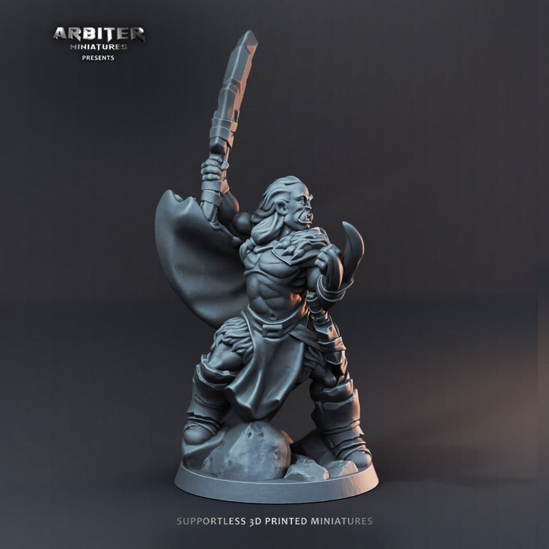DnD Miniature Party Set 8 - 28mm Adventuring Group - Necromancer | Barbarian | Cleric | Rogue | Bard | Pathfinder 2E | DnD 5E | Mini Set-6