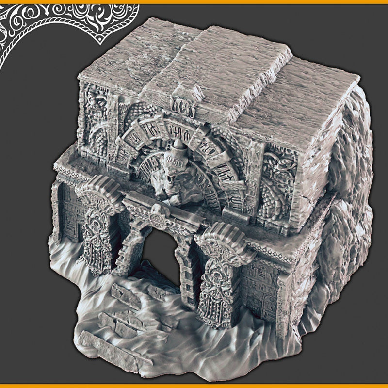Desert Tomb - DND and Wargaming Terrain, EC3D - Desert Miniatures | Temple | Sand  | Dunes, Scatter Scenery, Pathfinder-1