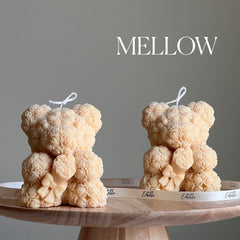 Teddy Bear Soy Wax Candle: Sculptural Bouquet Candle-4