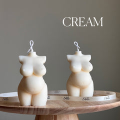 Curvy Female Form Soy Wax Candle: Plus Size Venus Goddess-3