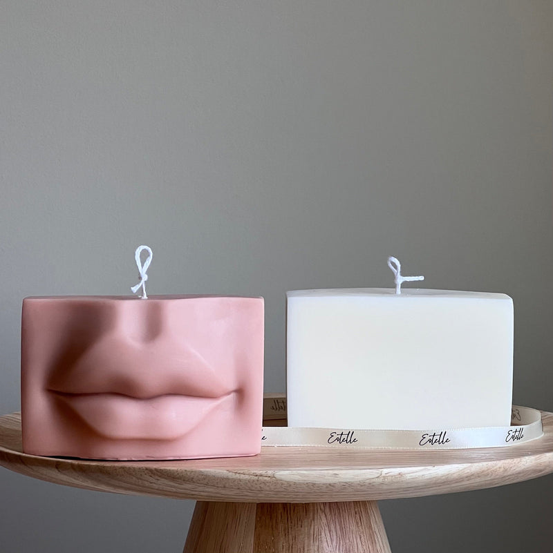 Lips Soy Wax Candle | Handmade Home Decor-2