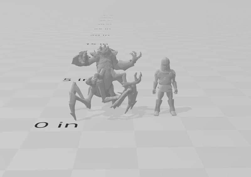 Crustacean Assault - dnd and wargaming miniature - Merfolk, Pathfinder, Aquatic, Crab, Shellfish, Fighter, Monster, Underwater, Deep Sea-3