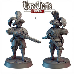 Elite Mercenaries Mini Set - Vae Victis, DnD | Townsfolk | Guards | Human | Male | Female | 28mm | Pathfinder | Fantasy | Wargaming-2