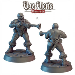 Mountain Warriors 28mm mini set - Vae Victis, DnD | Human | Male | Fighter | Barbarian | Ranger | 28mm | Pathfinder | Fantasy | Wargaming-2