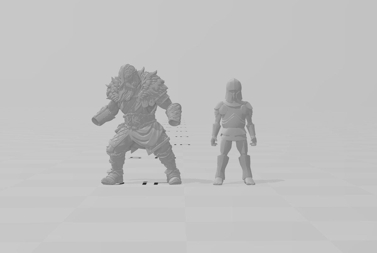 28 Viking Mini Set 1 - Artisan Guild DnD and Wargaming Miniature | Norse | Fighter | Barbarian | Ranger | Northmen, Human, Horse, Pathfinder-9