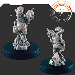 Sci-Fi Market Folk mini set - EC3D | Legion | Cyberpunk | Starfinder | Scifi | Futuristic | Cybernetic | Alien | Human | Male | Female-2