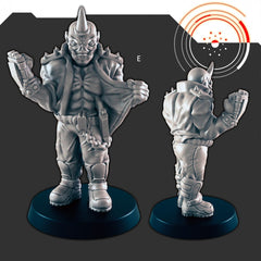 Sci-Fi Crew #1 mini set - EC3D | Legion | Cyberpunk | Starfinder | Scifi | Futuristic | Cybernetic | Alien | Human | Male | Spaceship-6